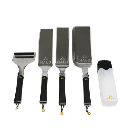  Halo Elite Essentials 5-Piece Magnetic Griddle Accessory Kit Stainless Steel(Halo Elite Essentials Griddle Kit)