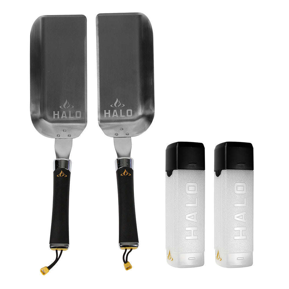  Halo Elite 4-Piece Stir-Fry Griddle Accessory Tool Kit Magnetic Stainless Steel(Halo Elite Stir Fry Griddle Kit)