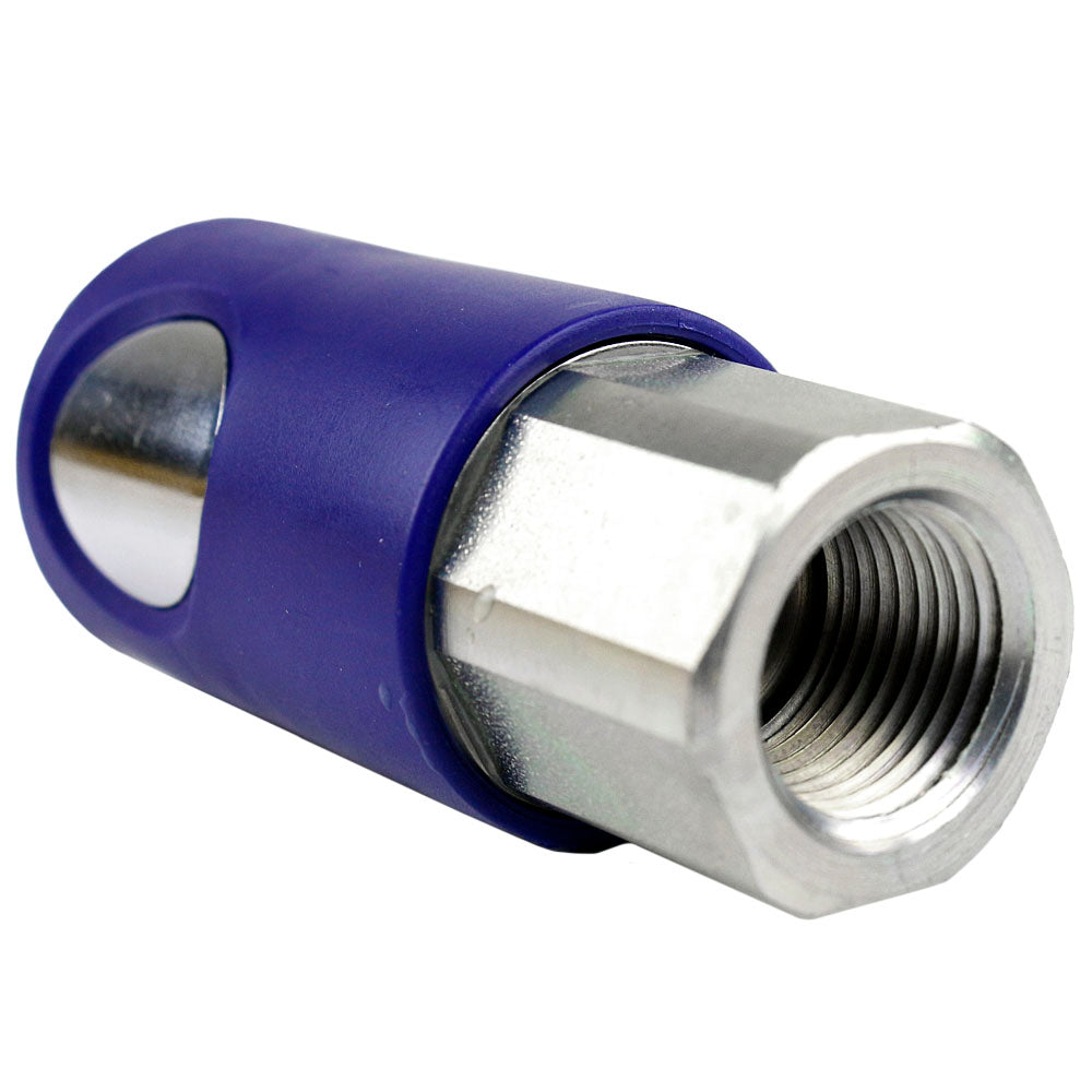  Prevost Silver Air Plug Coupler IRC061202 3/8" FNPT Prevost IRC(Prevost Silver Air Plug Coupler Irc061202 3 8 Fnpt High Quality New Prevost Irc)