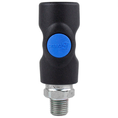  Prevost ISI061251 Safety Air Plug Coupler 1/4" MNPT Prevo S1 Industrial Style(Prevost Isi061251 Safety Air Plug Coupler 1 4 Mnpt Prevo S1 Industrial Style)