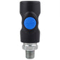  Prevost ISI061251 Safety Air Plug Coupler 1/4" MNPT Prevo S1 Industrial Style(Prevost Isi061251 Safety Air Plug Coupler 1 4 Mnpt Prevo S1 Industrial Style)