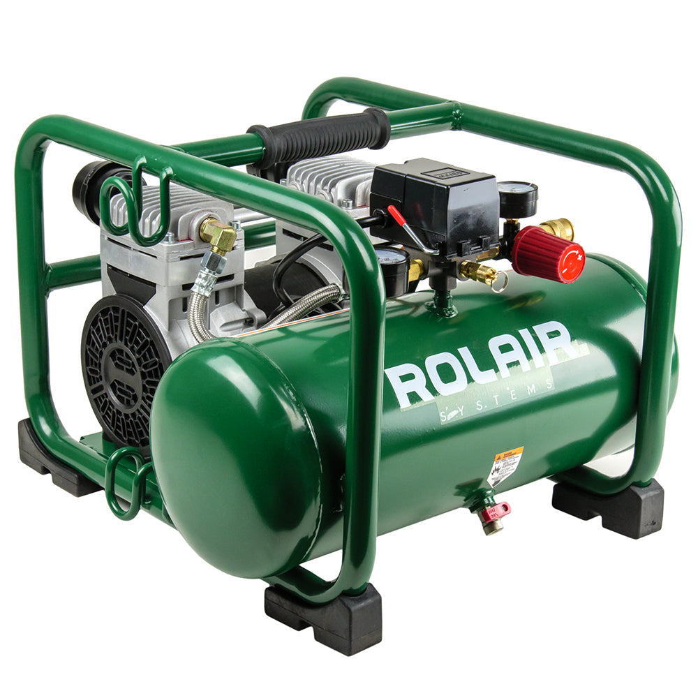  Hand Carry Portable 2HP Air Compressor Rolair JC20 Super Quiet 70dB 115 Volt(Hand Carry Portable 2hp Air Compressor Rolair Jc20 Super Quiet 70db 115 Volt)