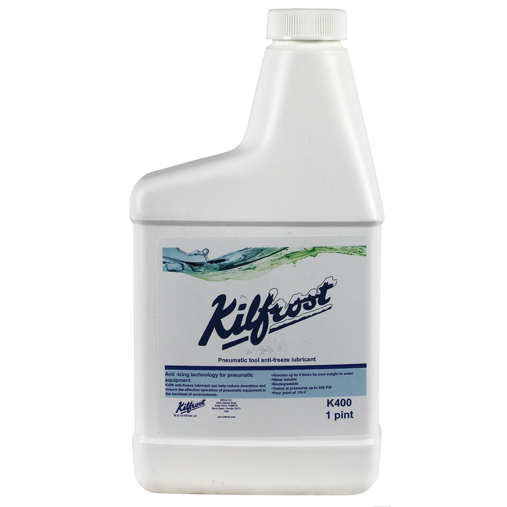  Kilfrost Pneumatic Tool AntiFreeze Lubricant 1 Pint Biodegradable K400(Kilfrost Pneumatic Tool Antifreeze Lubricant)