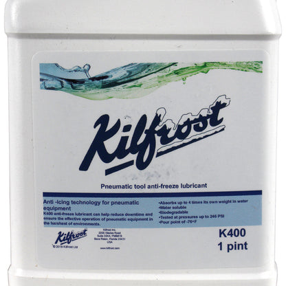  Kilfrost Pneumatic Tool AntiFreeze Lubricant 1 Pint Biodegradable K400(Kilfrost Pneumatic Tool Antifreeze Lubricant)