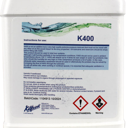  Kilfrost Pneumatic Tool AntiFreeze Lubricant 1 Pint Biodegradable K400(Kilfrost Pneumatic Tool Antifreeze Lubricant)