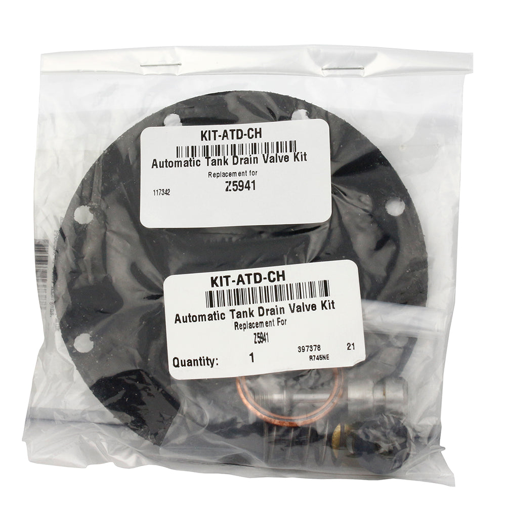  Champion Compressor Z-TD-1 Automatic Tank Drain Valve Assembly Repair Kit Z5941(Champion Compressor Z Td 1 Automatic Tank Drain Repair Kit Part Z5941 Ztd1)