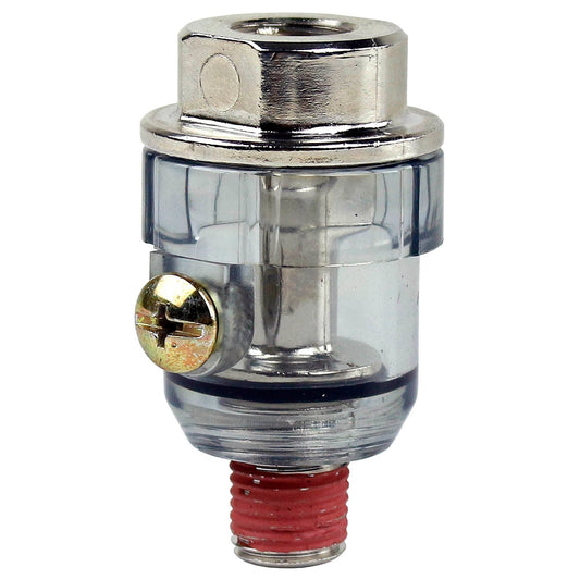  InLine 1/4" Air Compressor Tool Mini Oiler Lubricator In Line Oil Lubrication(Inline 1 4 Air Compressor Tool Mini Oiler Lubricator In Line Oil Lubrication)