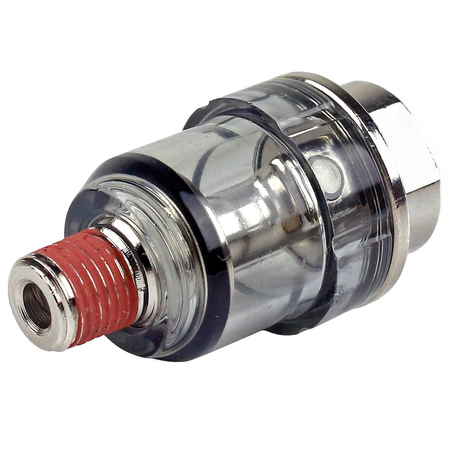  InLine 1/4" Air Compressor Tool Mini Oiler Lubricator In Line Oil Lubrication(Inline 1 4 Air Compressor Tool Mini Oiler Lubricator In Line Oil Lubrication)