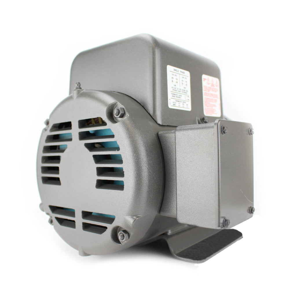  Baldor L1409T 5 HP Single Phase Electric Motor 3450 RPM 184T Frame 230V ODP(Baldor 5 Hp Single Phase Electric Compressor Motor 184t Frame 230v 3450 Rpm)