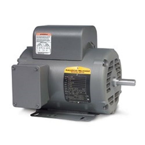  Baldor L1409T 5 HP Single Phase Electric Motor 3450 RPM 184T Frame 230V ODP(Baldor 5 Hp Single Phase Electric Compressor Motor 184t Frame 230v 3450 Rpm)