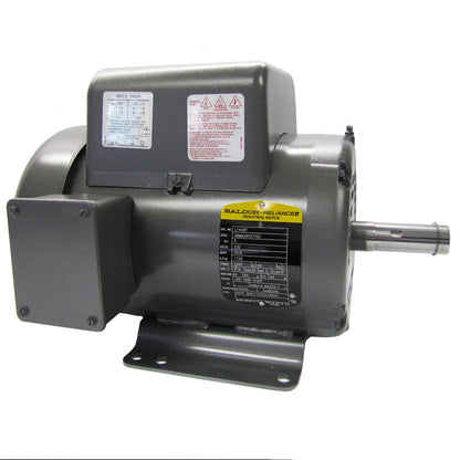  Baldor L1430T 5 HP Single Phase Electric Motor 1725 RPM 184T Frame 230V ODTF(Baldor 5 Hp Single Phase Electric Compressor Motor 184t Frame 230v 1725 Rpm)