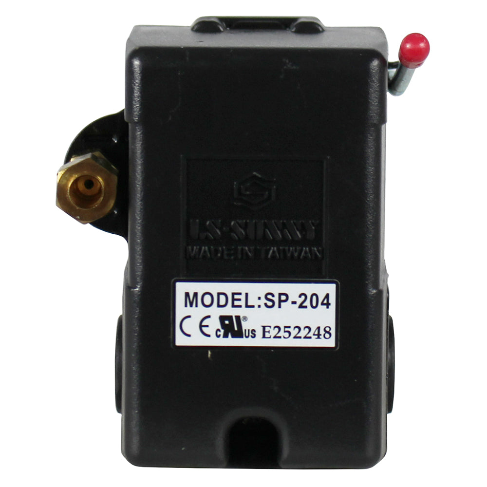 Sunny 4 Port 25 Amp 105-135 PSI Heavy Duty Amp Pressure Switch L4M-105-135(4 Port 25 Amp 105 135 Psi Heavy Duty Amp Pressure Switch)