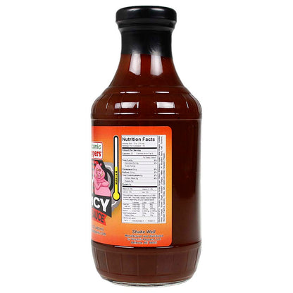  Volcanic Peppers Spicy BBQ Sauce 16 Oz Bottle Sweet Smokey Spicy LAVASBB(Volcanic Peppers Spicy Bbq Sauce)