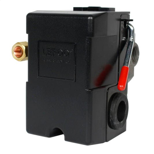  Heavy Duty 4port 26 Amp Air Compressor Pressure Switch Control Valve 140-175 PSI(Heavy Duty 4port 26 Amp Air Compressor Pressure Switch Control Valve 140 175 Psi)