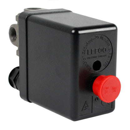 Lefoo 95-125 PSI 4 Port Pressure Switch Fits Hitachi Dewalt Emglo Compressors(Lefoo 95 125 Psi 4 Port Pressure Switch Fits Hitachi Dewalt Emglo Compressors)