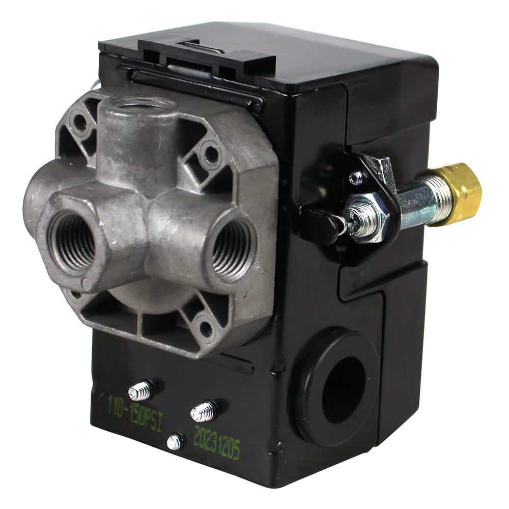  Lefoo 110-150 PSI 4 Port Pressure Switch Air Compressor Control With Unloader 20 Amp LF10-M4(Lefoo 110 150 Psi 4 Port Pressure Switch Air Compressor Control With Unloader 20 Amp Lf10 M4)