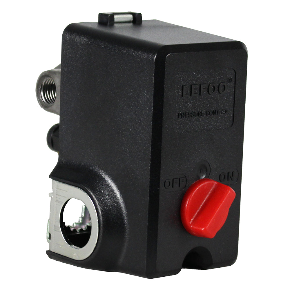  Lefoo Import Style 4 Port Air Compressor Pressure Switch 95-125 PSI LF19-L4(Import Style 4 Port Air Compressor Pressure Switch 95 125 Psi)