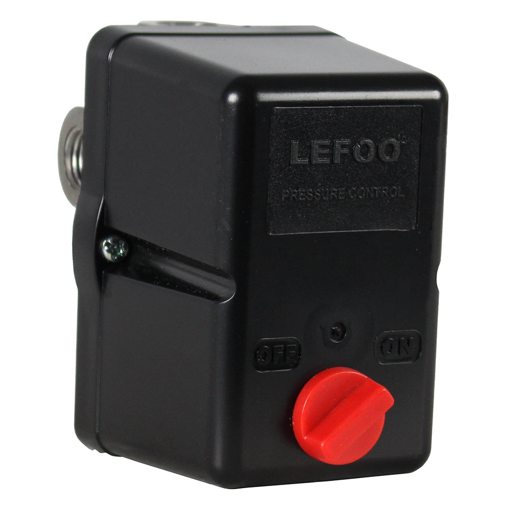  Lefoo LF19-L4S Air Compressor Pressure Switch 95-125 PSI 4 Port 26 Amp Heavy Duty(Lefoo Lf19 L4s Air Compressor Pressure Switch 95 125 Psi 4 Port 26 Amp Heavy Duty)