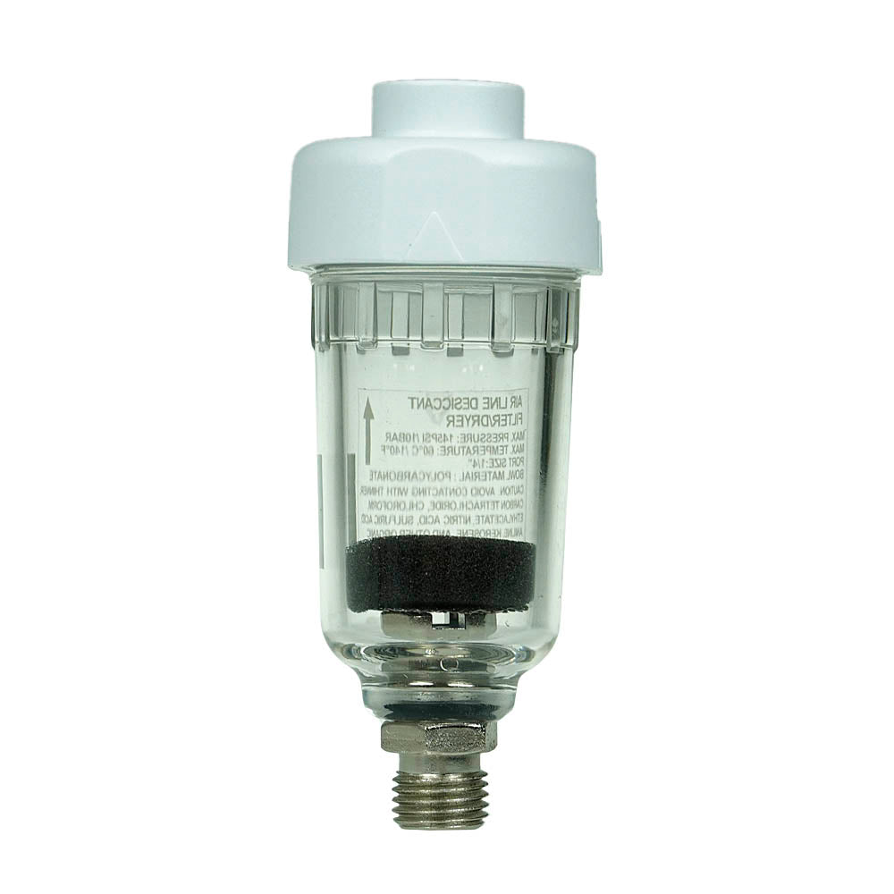  1/4" Mini Compressed Air In Line Filter Desiccant Dryer Moisture Water Separator(1 4 Mini Compressed Air In Line Filter Desiccant Dryer Moisture Water Separator)