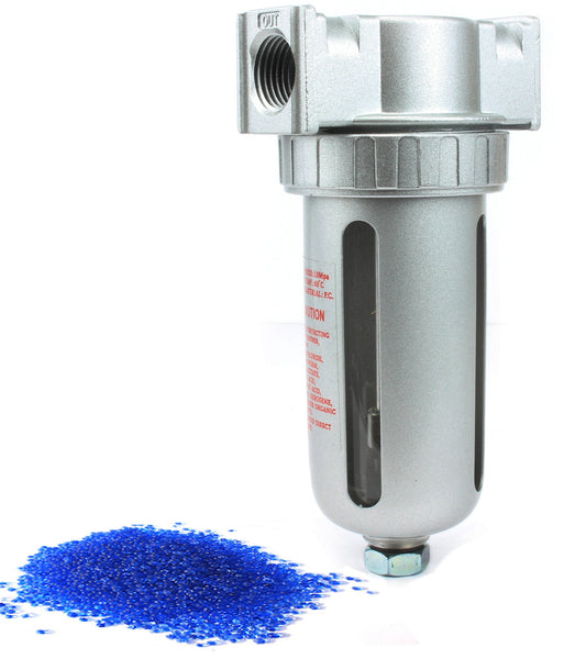  1/2" Compressed Air In Line Desiccant Dryer Moisture / Water Filter Trap(1 2 Compressed Air In Line Desiccant Dryer Moisture Water Filter Trap)