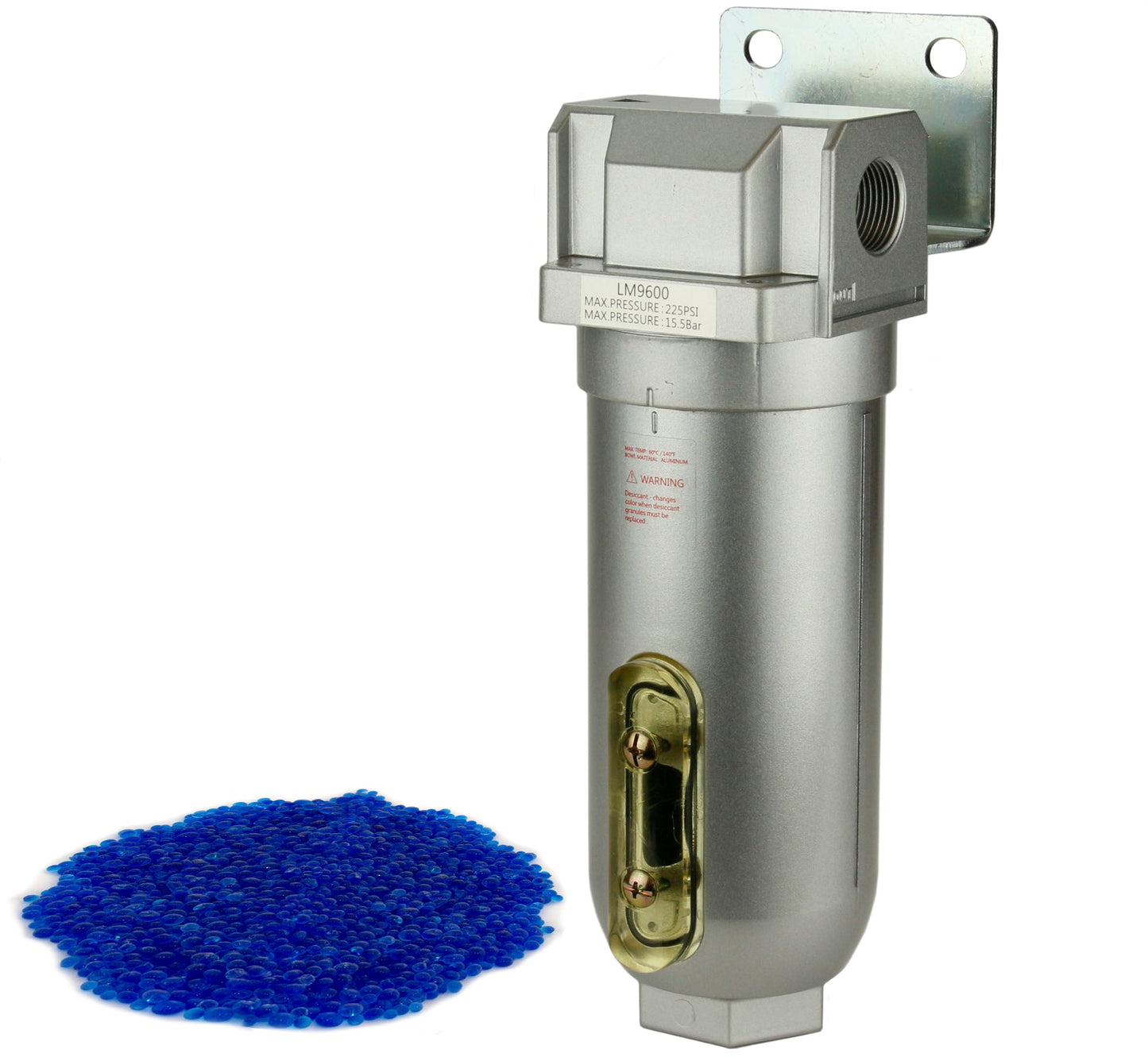 Universal 3/4" Compressed Air In Line Desiccant Dryer Moisture / Water Filter Trap(3 4 Compressed Air In Line Desiccant Dryer Moisture Water Filter Trap)