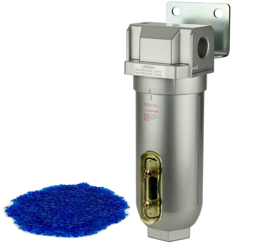 Universal 3/4" Compressed Air In Line Desiccant Dryer Moisture / Water Filter Trap(3 4 Compressed Air In Line Desiccant Dryer Moisture Water Filter Trap)