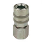  Industrial M Type 3/8" Female NPT Socket 1/4" Basic Flow Size Coupler Steel(1 4 Body M Type 3 8 Female Socket Steel)