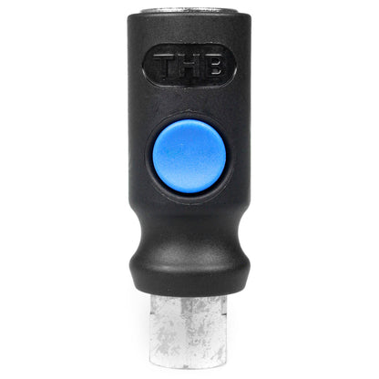  Industrial Style Safety Release Coupler 1/4" FNPT 1/4" Body Push Button Release(Industrial Style Safety Release Coupler 1 4 Fnpt 1 4 Body Push Button Release)