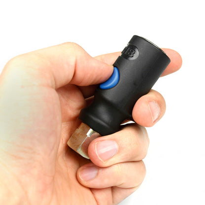  Industrial Style Safety Release Coupler 1/4" FNPT 1/4" Body Push Button Release(Industrial Style Safety Release Coupler 1 4 Fnpt 1 4 Body Push Button Release)