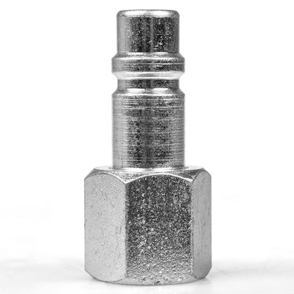  1/2" Female NPT X 1/2" Body Industrial Style Plug Steel Quick Release Milton G(1 2 Female Npt X 1 2 Body Industrial Style Plug Steel Quick Release Milton G)