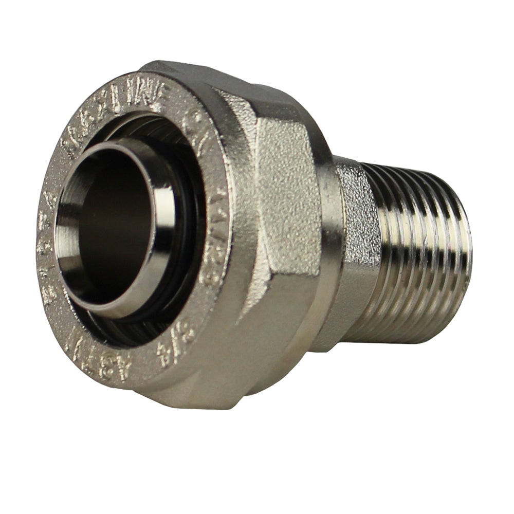  RapidAir MaxLine 1/2" NPT Straight Tubing Adapter M8005(Rapidair Maxline 1 2 Npt Straight Tubing Adapter M8005)
