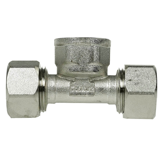  RapidAir Maxline 1/2" Piping Tee With 1/2" Female NPT Pipe Thread Inlet M8019(Rapidair Maxline 1 2 Piping Tee With 1 2 Female Npt Pipe Thread Inlet M8019)