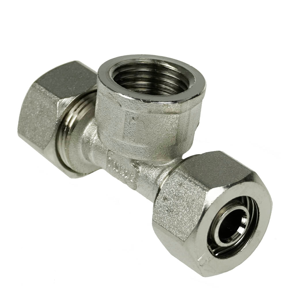  RapidAir Maxline 1/2" Piping Tee With 1/2" Female NPT Pipe Thread Inlet M8019(Rapidair Maxline 1 2 Piping Tee With 1 2 Female Npt Pipe Thread Inlet M8019)