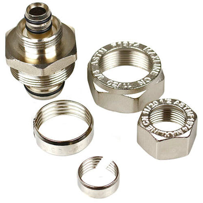  Maxline Reducing Union 3/4" To 1/2" Fitting 175 PSI Nickel Plated Brass M8024(Maxline M8024 Reducing Union 3 4 To 1 2 Fitting)