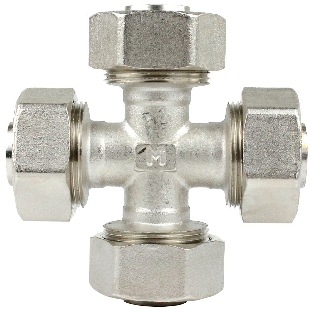  Maxline Multi Directional 3/4" Cross Fitting Tubing Compressed Air Piping M8042(Maxline Multi Directional 3 4 Cross Fitting Tubing Compressed Air Piping M8042)