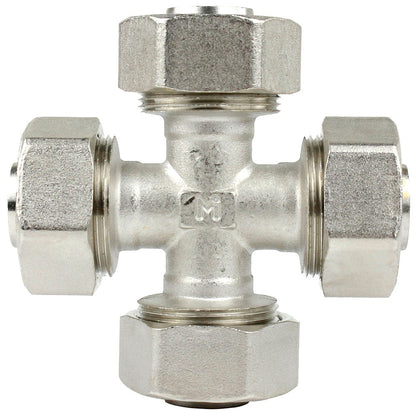  Maxline Multi Directional 3/4" Cross Fitting Tubing Compressed Air Piping M8042(Maxline Multi Directional 3 4 Cross Fitting Tubing Compressed Air Piping M8042)