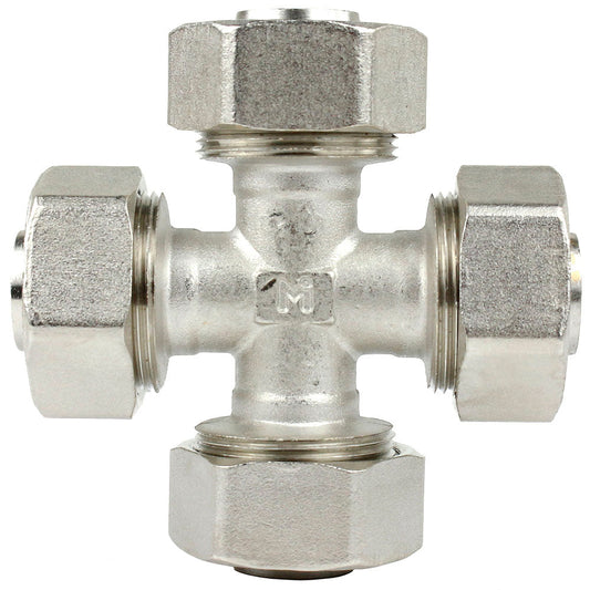  Maxline Multi Directional 3/4" Cross Fitting Tubing Compressed Air Piping M8042(Maxline Multi Directional 3 4 Cross Fitting Tubing Compressed Air Piping M8042)