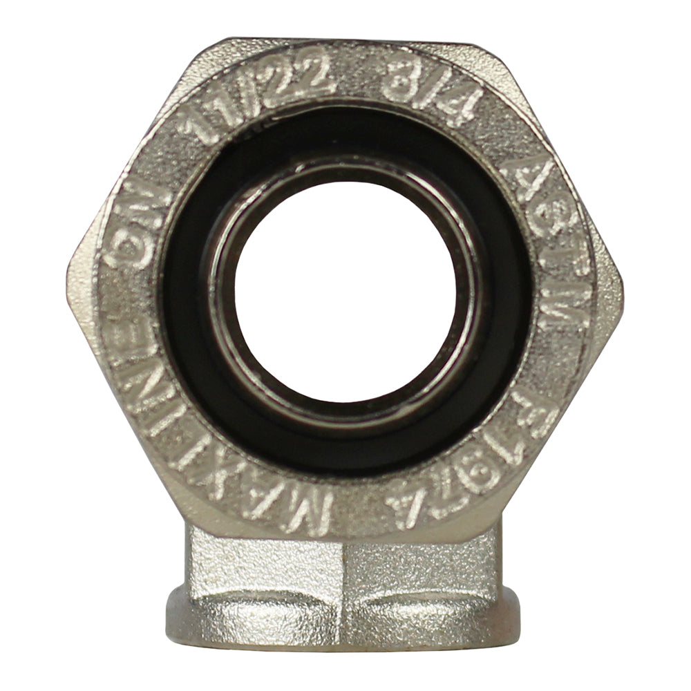  RapidAir MaxLine 3/4" X 1/2" Female Drop Tee Union M8078(Rapidair Maxline 3 4 X 1 2 Female Drop Tee Union M8078)