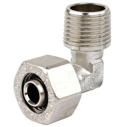  Maxline 90° Elbow Fitting 1/2 Tubing X 1/2" Male NPT Compressed Air Piping M8085(Maxline 90 Elbow Fitting 1 2 Tubing X 1 2 Male Npt Compressed Air Piping M8085)