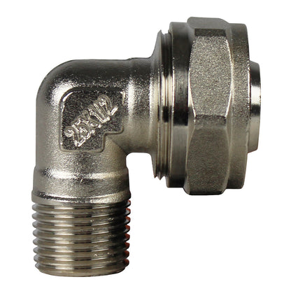  Maxline 90 Degree Elbow Fitting 3/4 Tubing X 1/2" Male NPT Compressed Air Piping M8086(Maxline 90 Degree Elbow Fitting 3 4 Tubing X 1 2 Male Npt Compressed Air Piping M8086)
