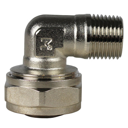  Maxline 90 Degree Elbow Fitting 3/4 Tubing X 1/2" Male NPT Compressed Air Piping M8086(Maxline 90 Degree Elbow Fitting 3 4 Tubing X 1 2 Male Npt Compressed Air Piping M8086)