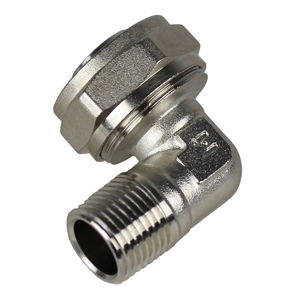 Maxline 90 Degree Elbow Fitting 3/4 Tubing X 1/2" Male NPT Compressed Air Piping M8086(Maxline 90 Degree Elbow Fitting 3 4 Tubing X 1 2 Male Npt Compressed Air Piping M8086)