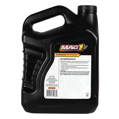  MAG1 Air Compressor Oil ISO-100 SAE-30W Non-Detergent 1 Gallon Jug(Mag1 Air Compressor Oil Iso 100 Sae 30w Non Detergent 1 Gallon Jug)