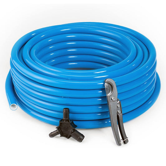  Maxline 1/2" Tubing 300 Ft Compressed Air Piping System Kit Aluminum Core M6027(Maxline M6027 1 2 Tubing 300 Ft Kit Includes Bevel Tool And Cutter)