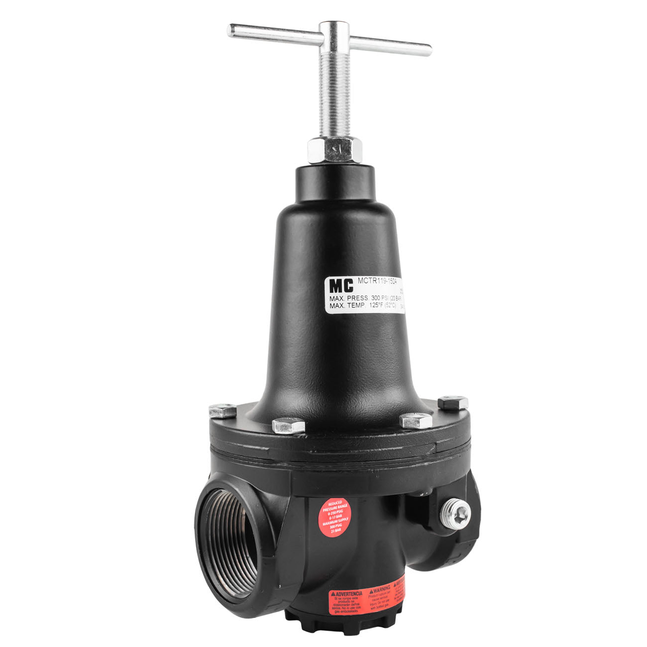  1.5" Air Regulator 0-250 PSI MCTR119-150A(1 5 Air Regulator 0 250 Psi Mctr119 150a)
