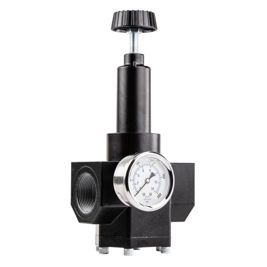 1.5" In-Line Compressed Air Compressor Inline Regulator 200 PSI Pressure Gauge(1 5 In Line Compressed Air Compressor Inline Regulator 200 Psi Pressure Gauge)