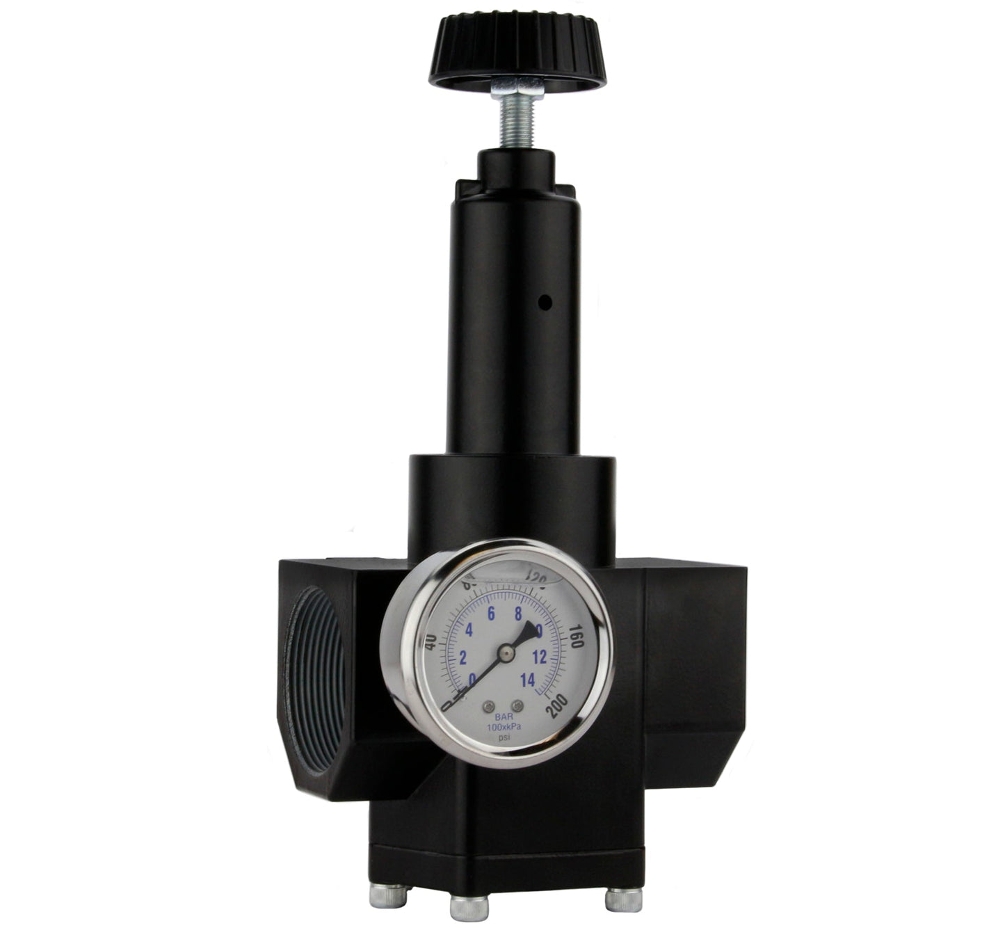  2" Industrial Grade Air Compressor Pressure Regulator With 200 PSI Liquid Filled Gauge(2 Industrial Grade Air Compressor Pressure Regulator With 200 Psi Liquid Filled Gauge)
