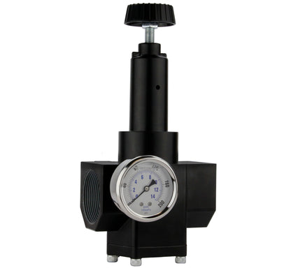  2" Industrial Grade Air Compressor Pressure Regulator With 200 PSI Liquid Filled Gauge(2 Industrial Grade Air Compressor Pressure Regulator With 200 Psi Liquid Filled Gauge)