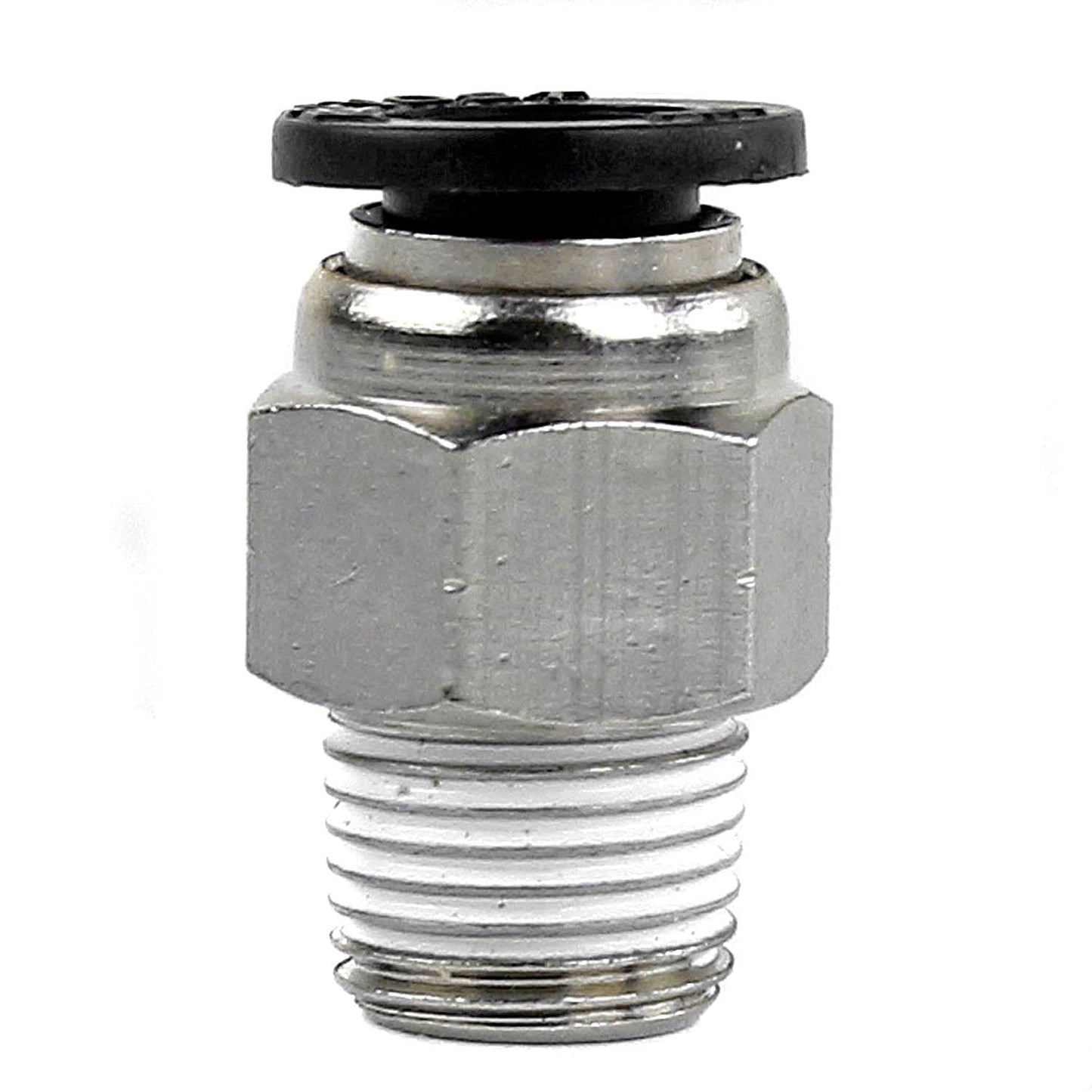  One 1/8" Male NPT X 1/4 OD Tube Female Push In To Lock Connect Fitting Straight(One 1 8 Male Npt X 1 4 Od Tube Female Push In To Lock Connect Fitting Straight)