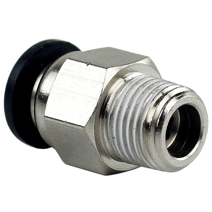  One 1/8" Male NPT X 1/4 OD Tube Female Push In To Lock Connect Fitting Straight(One 1 8 Male Npt X 1 4 Od Tube Female Push In To Lock Connect Fitting Straight)